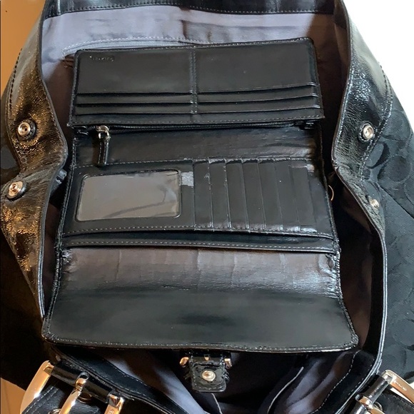 Coach set, black. Purse and wallet - Picture 5 of 10